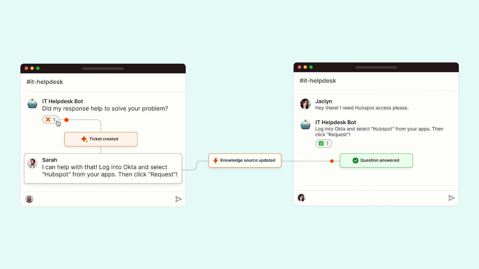 AI-Powered Slack Helpdesk & Knowledge Engine Screenshot 1